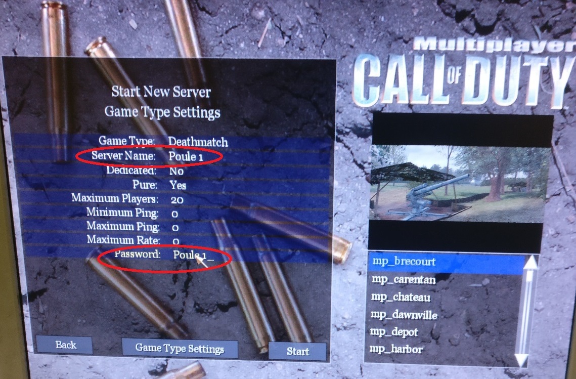 CoD Server 1